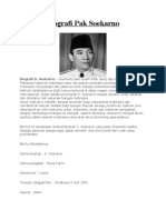 Biografi Pak Soekarno
