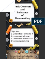 Introduction - Dressmaking