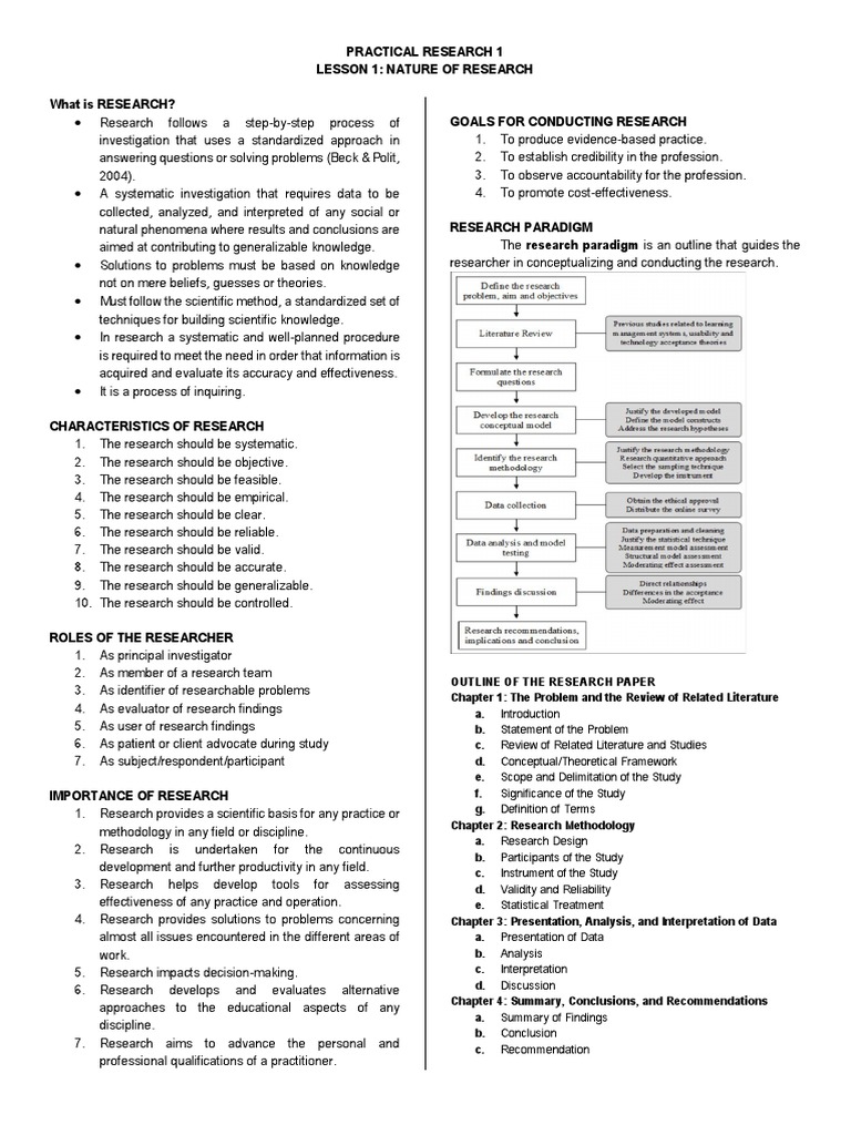 Understanding Research Fundamentals | PDF | Methodology | Scientific Method