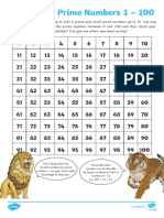t2 M 254522 Identifying Prime Numbers To 100 Activity Sheet - Ver - 1