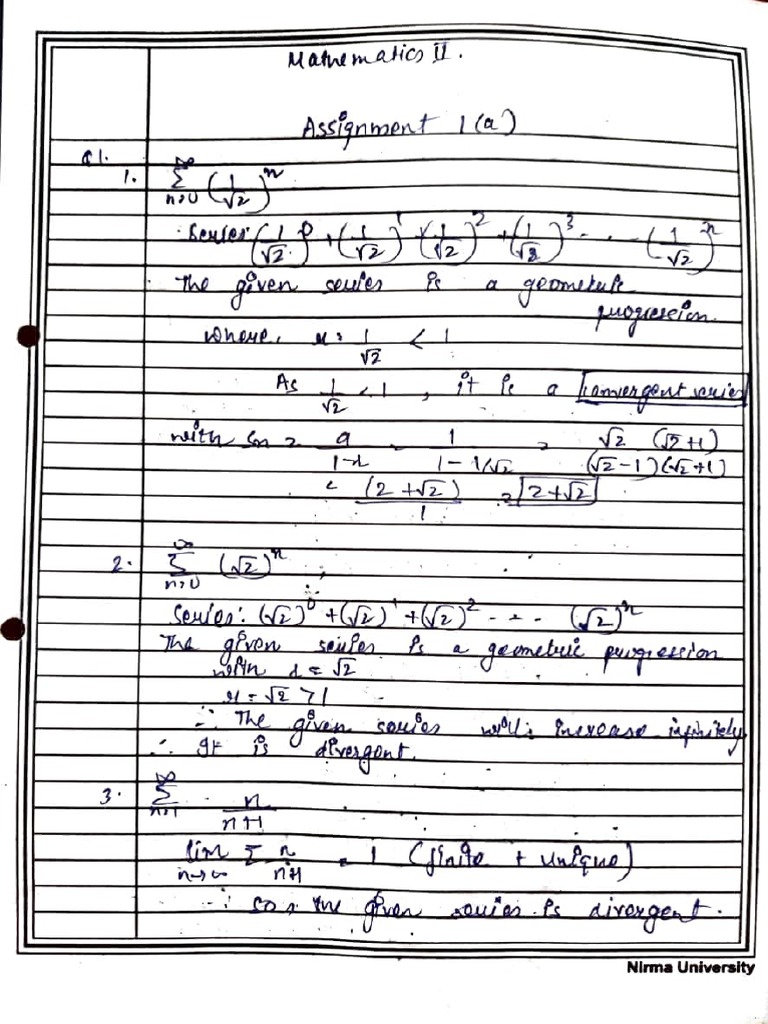 22bec038 - Maths Assignment 1 | PDF
