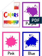 Colors Flashcard
