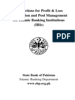 Instructions For Profit & Loss Distribution and Pool Management For Islamic Banking Institutions (Ibis)