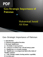 Geo-Strategic Importance of Pakistan