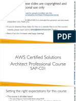 Aws Certified Solutions Architect Professional Slides v13