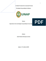 Importancia de Las Estrategias de Aprendizaje.