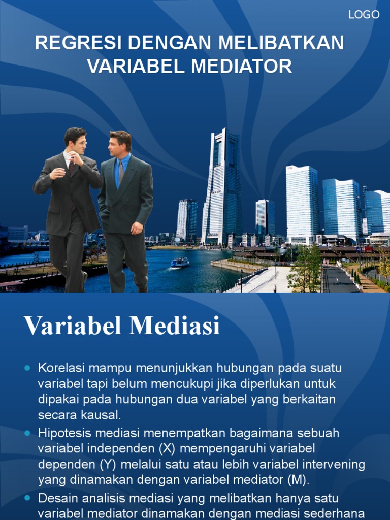 Regresi Dengan Mediator | PDF