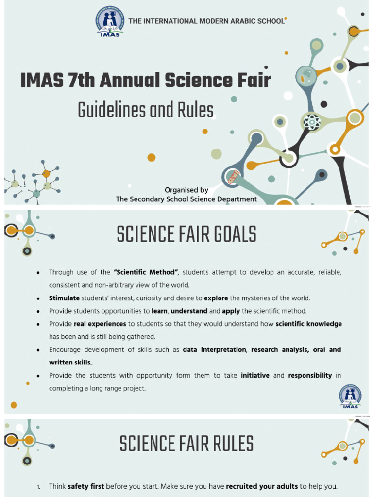 IMAS 7th Annual Science Fair Guidelines & Rules PDF