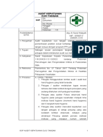 SOP Audit Kebersihan Tangan