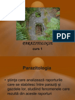 C1 - Notiuni de Parazitologie Generala