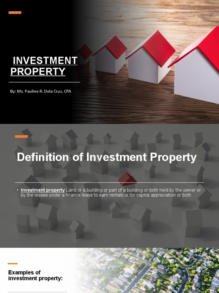 Investment Property Accounting Guide | PDF | Fair Value | Investing
