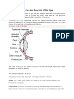 Structure and Function of The Eyes