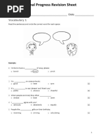 Global English 4 Unit 1 Practice Test | PDF