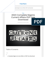 WWW Projecttopics Com Blog 2019 2020 Complete Nigeria Current Affairs Free Downl