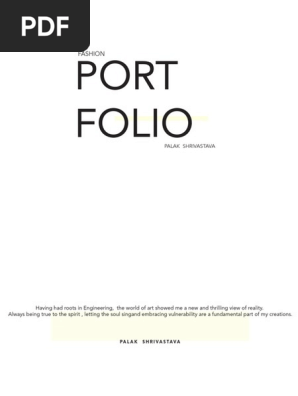 FASHION - PORTFOLIO