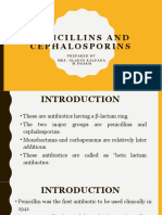 Penicillins and Cephalosporins