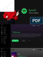 Spotify template