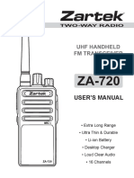 ZA-720 Manual
