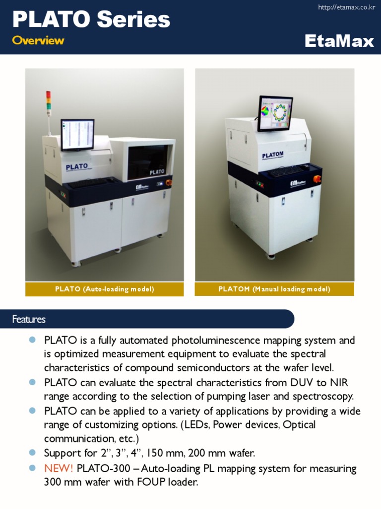 PLATO-300: Automated Wafer Mapping System | PDF | Science & Mathematics
