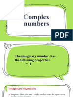 3.5 Complex Numbers