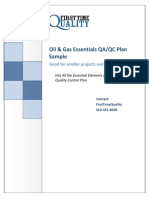Oil and Gas Essentials - Quality Plan Sample