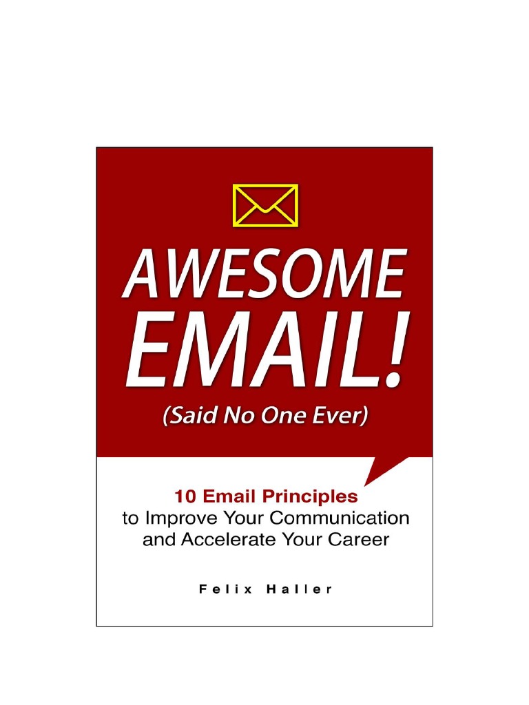 AWESOME-EMAIL Skill - FULL-BOOK | PDF | Communication | Books