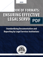 NALSA EHandbook of Formats Ensuring Effective Legal Services