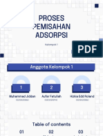 Kelompok 1 - PPT Adsorpsi