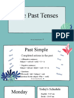The Past Tenses Classroom Posters Grammar Guides 143434