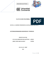 Informe Autotransformador Monofasico y Trifasico