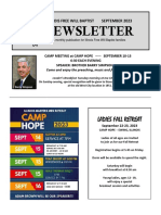 2023 September Newsletter