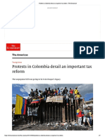 Protests in Colombia derail an important tax reform _ The Economist