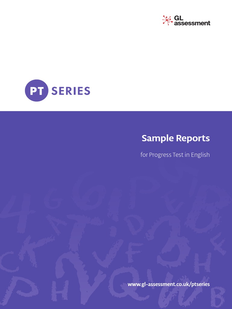 Progress Test in English Sample Report | PDF | Mathematics | Curriculum