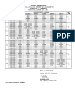 Jadwal 2022-2023 Genap