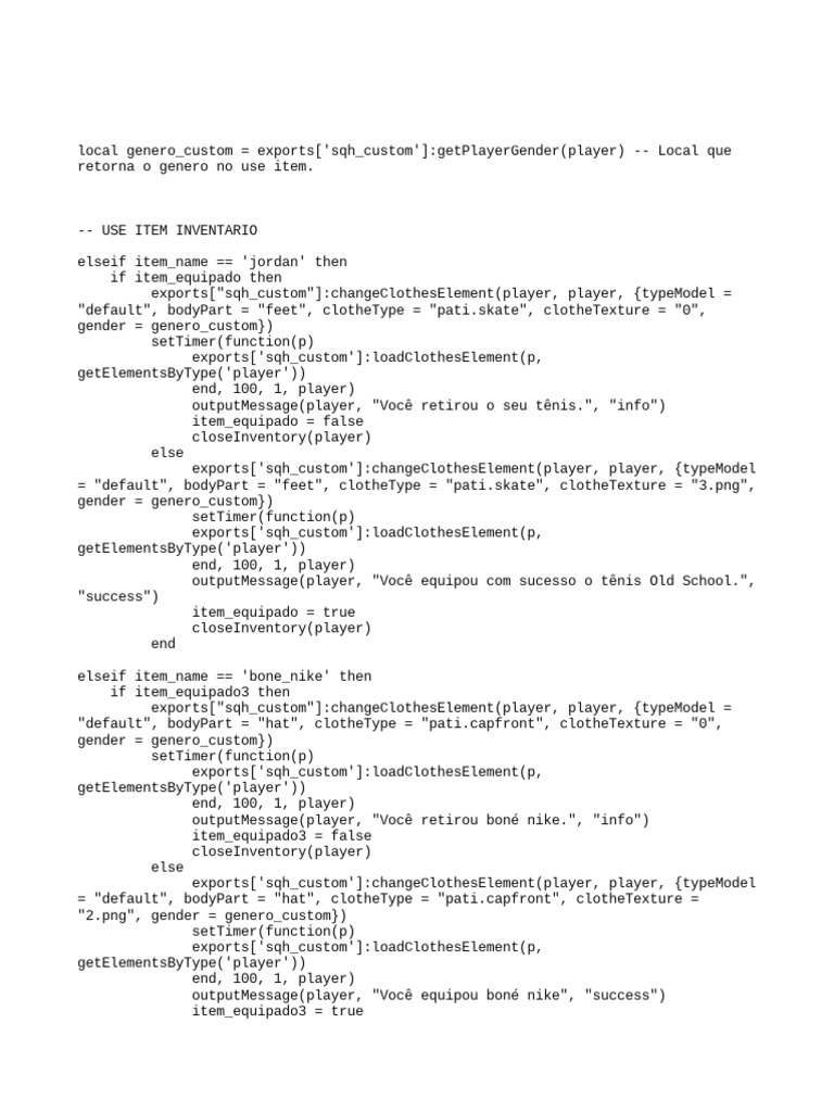 Codigo - Lua para Estudis | PDF
