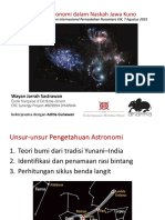 WJ Sastrawan - Pengamatan Angkasa Dan Pengetahuan Astronomi Dalam Naskah Jawa Kuno FINAL