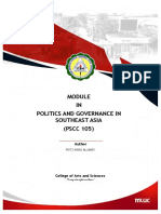 Politics and Governance in South East Asia by DMMMSU-MLUC
