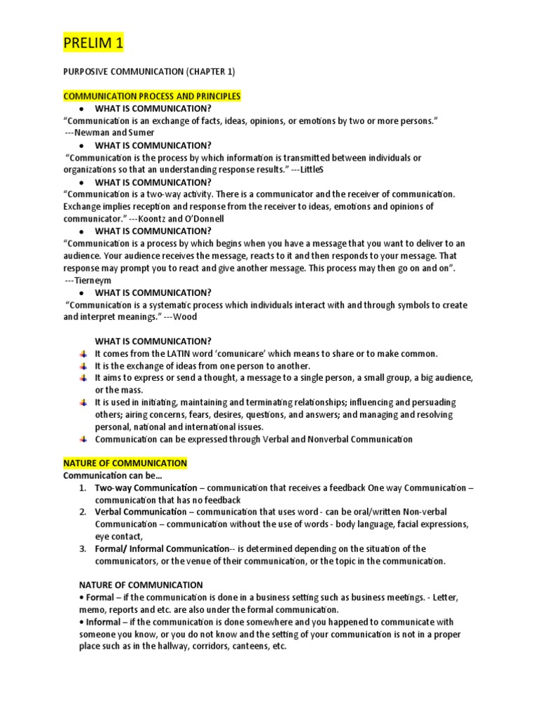 Understanding Purposive Communication | PDF | Communication | Nonverbal ...