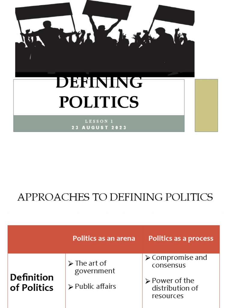 1 1 DEFINING POLITICS WHO GETS WHAT WHEN WHERE HOW AND WHY visual data 2