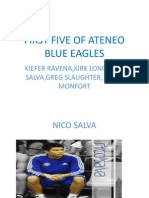 First Five of Ateneo Blue Eagles