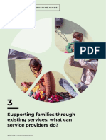 Supporting Families Through Existing Services: What Can Service Providers Do?