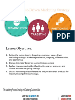 Lesson 3 Segmentation Targeting and Positioning