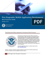 First Responder Mobile Application Development Best Practices 