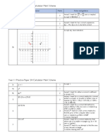 Year 11 Practice Paper 2H Calculator Mark Scheme