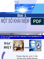 Bai 1 Mot So Khai Niem Co Ban