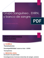 005 Banco de Sangre y Grupo Sanguineo Obstetricia