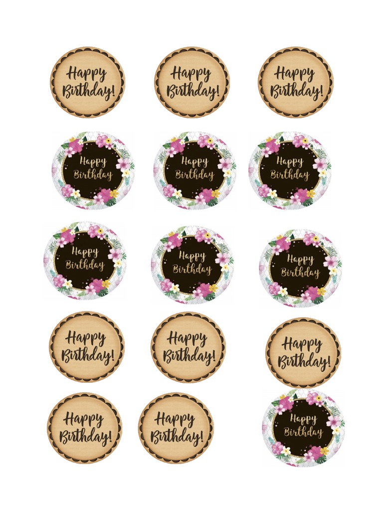 Birthday Topper | PDF