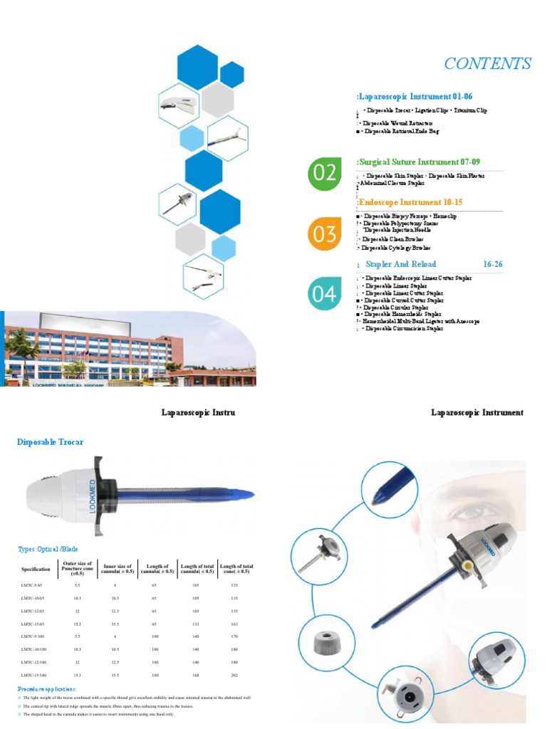 Laparoscopic Instruments Overview | PDF