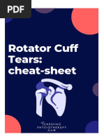 Rotator Cuff Tear Rehab Protocol | PDF | Physical Therapy | Pain