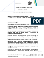 Resumen Él Régimen Laboral en Colombia y Aportes Al Sistema de Seguridad Social